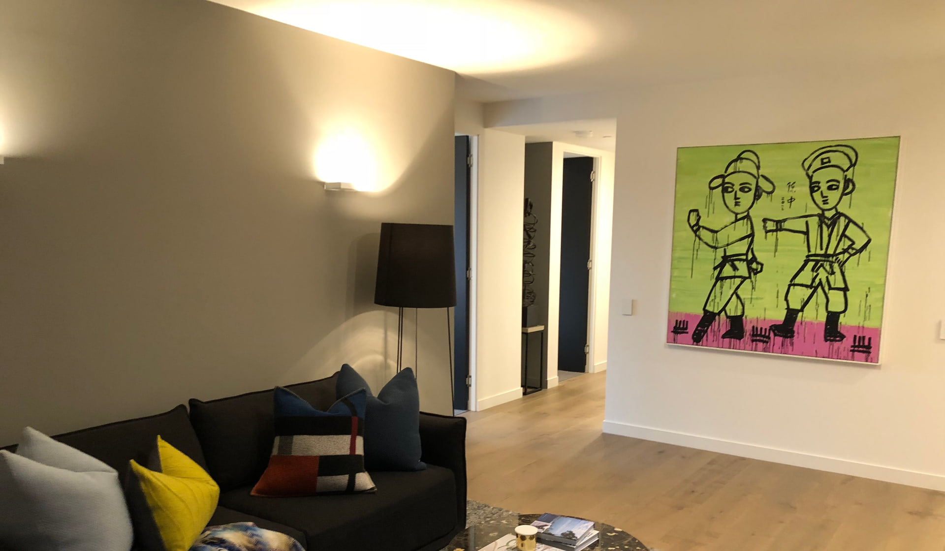 Clean and welcoming Melbourne living room